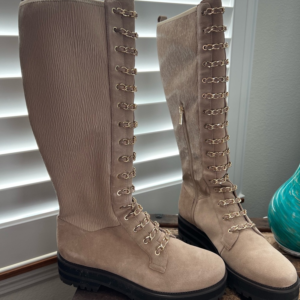 Anthropologie -  Cecelia New York - Tiny Taupe 9.5 M Boots - NIB